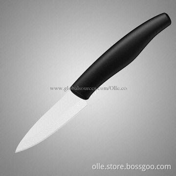 3-inch White Blade Ceramic Paring Knife W075G